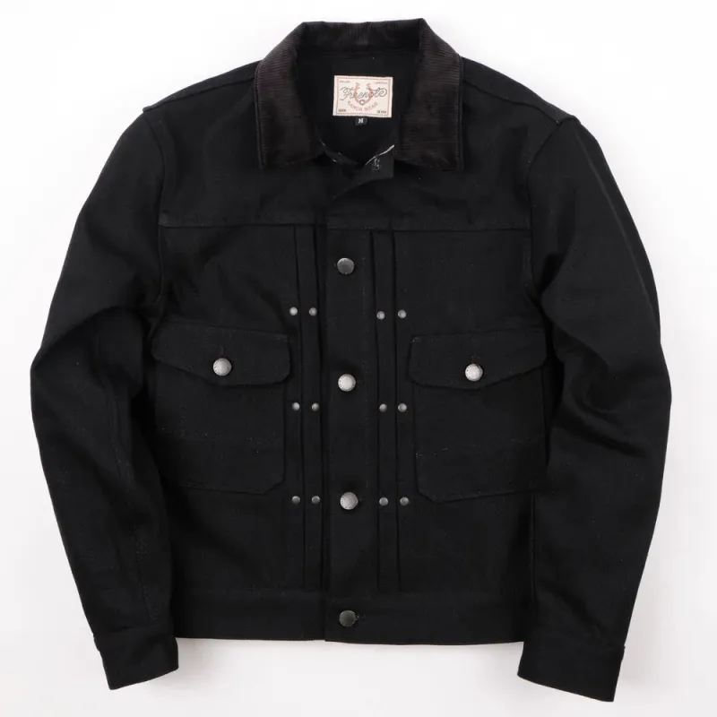 Freenote - RJ-3 - 17 Ounce Black Denim sold by Dutil Denim