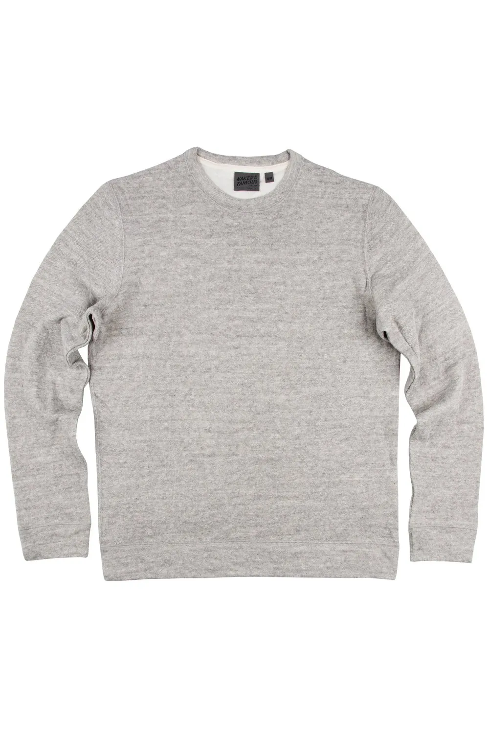 Naked & Famous - Slim Crew - Vintage Doubleface - Grey sold by Dutil Denim