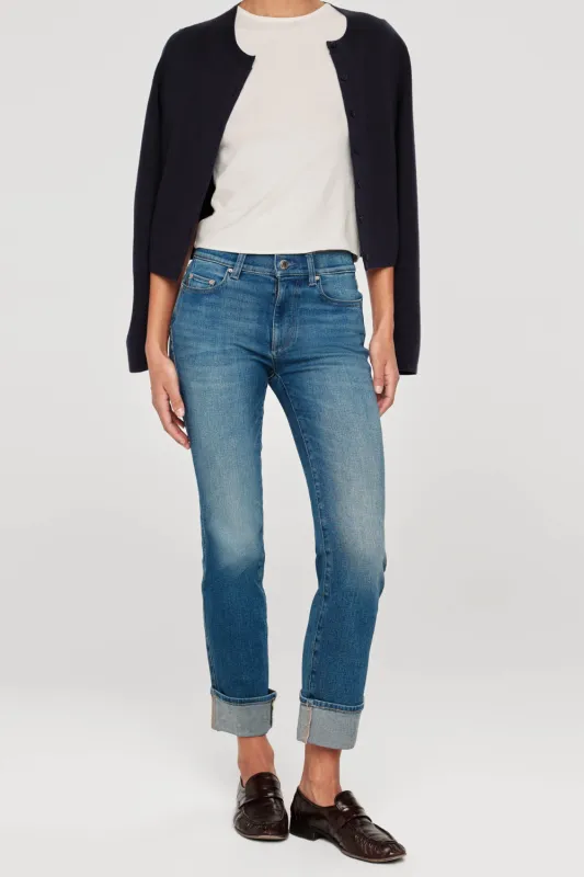 DL1961 - Mara Straight - Hulton Cuffed sold by Dutil Denim