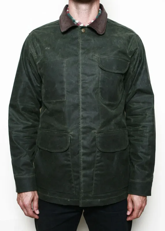 Rogue Territory - Hunter Supply Jacket - Waxed Olive sold by Dutil Denim