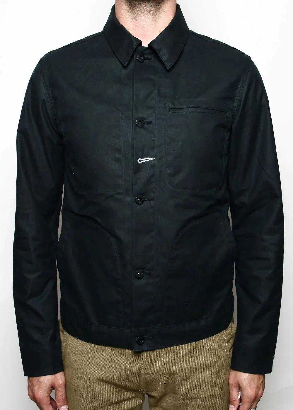 Rogue Territory - Supply Jacket - Black Waxed Ridgeline sold by Dutil Denim
