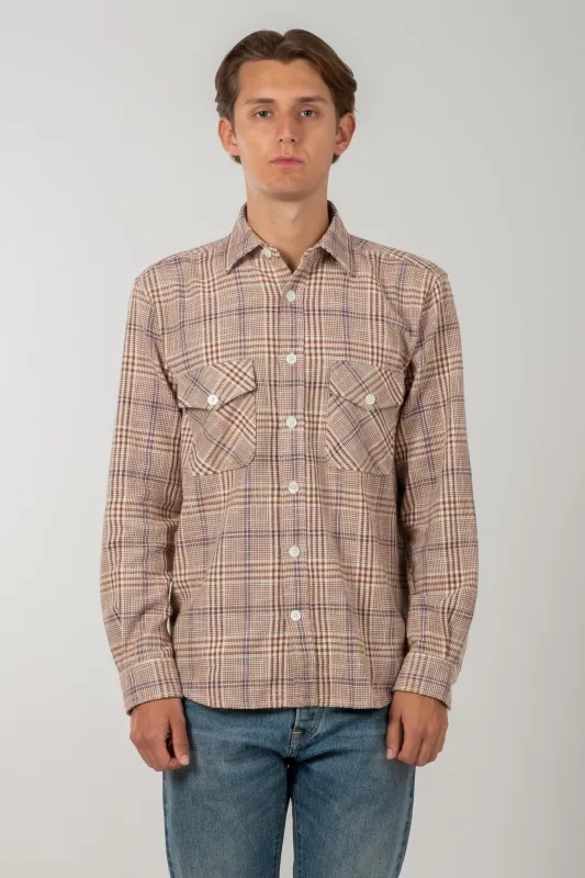 C.O.F. Studio - 2 Pocket Overshirt - Summer Plaid sold by Dutil Denim
