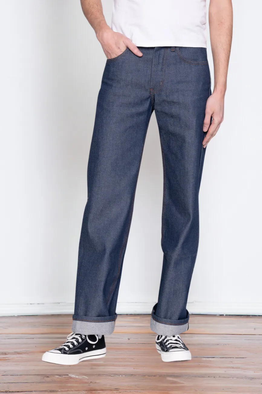 Naked & Famous - Strong Guy - Natural Indigo Selvedge sold by Dutil Denim