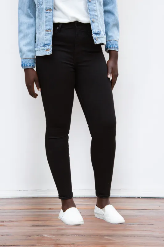 Levi's - Mile High Super Skinny - Black Galaxy sold by Dutil Denim