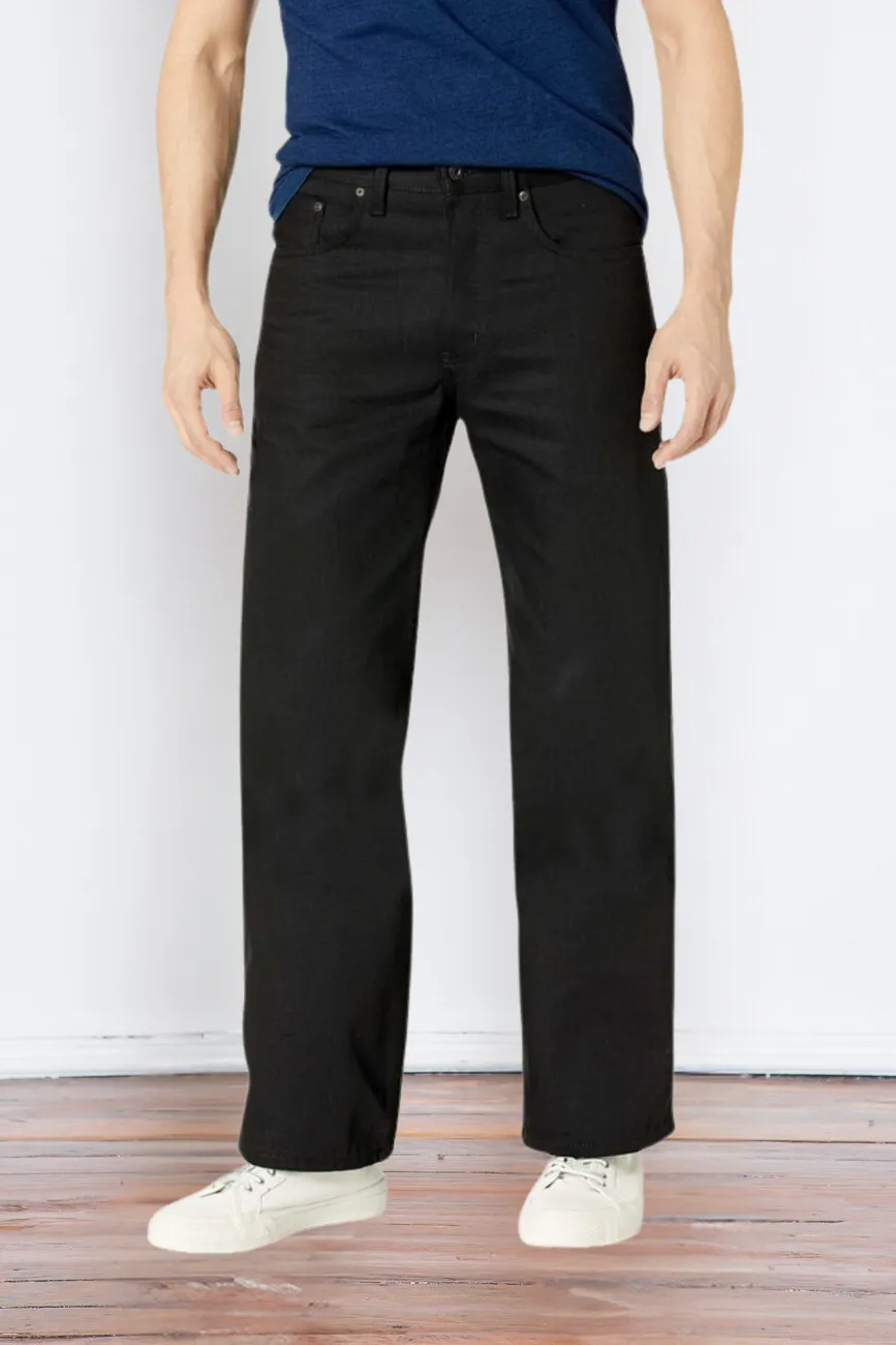 Naked & Famous - Strong Guy - Solid Black Selvedge sold by Dutil Denim