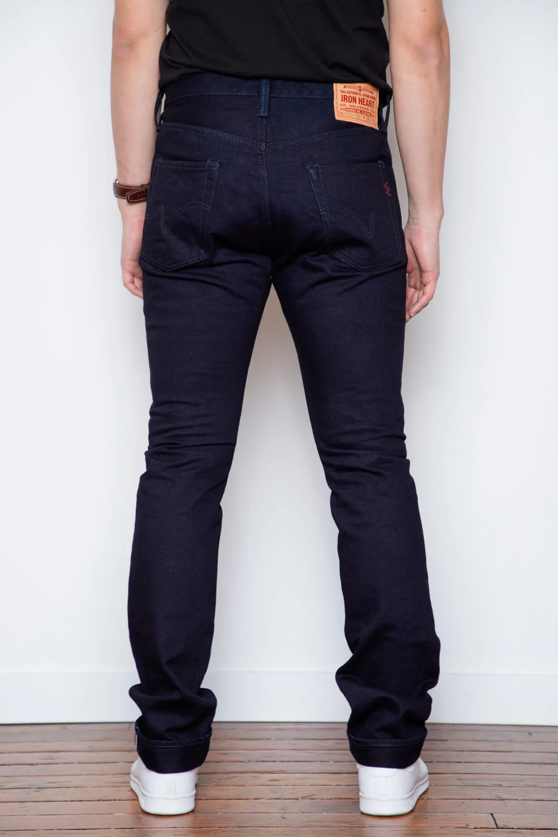 Iron Heart - 555S Super Slim - 14oz Indigo/Indigo sold by Dutil Denim product image thumbnail 2