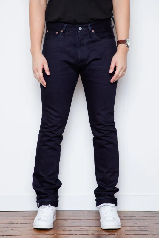 Iron Heart - 555S Super Slim - 14oz Indigo/Indigo sold by Dutil Denim