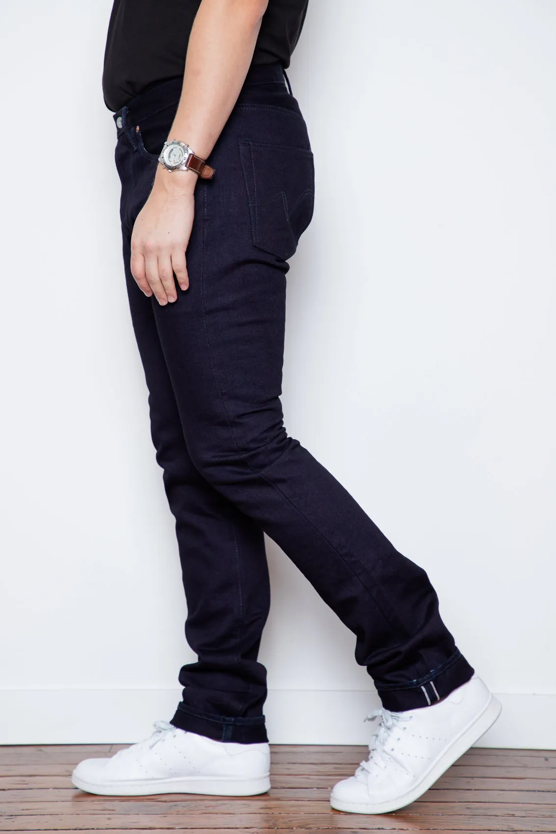 Iron Heart - 555S Super Slim - 14oz Indigo/Indigo sold by Dutil Denim product image thumbnail 4