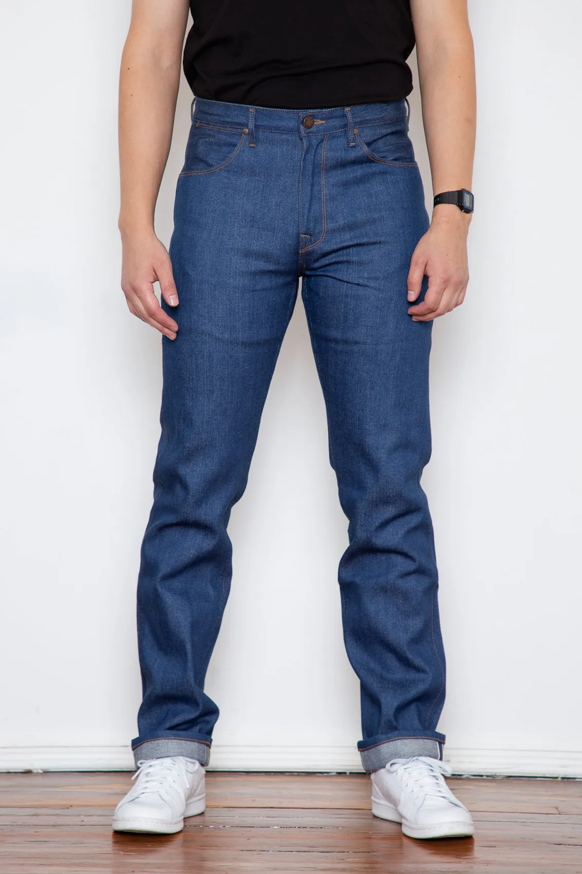 Freenote - Wilkes Western - 12oz Vintage Blue Broken Twill sold by Dutil Denim