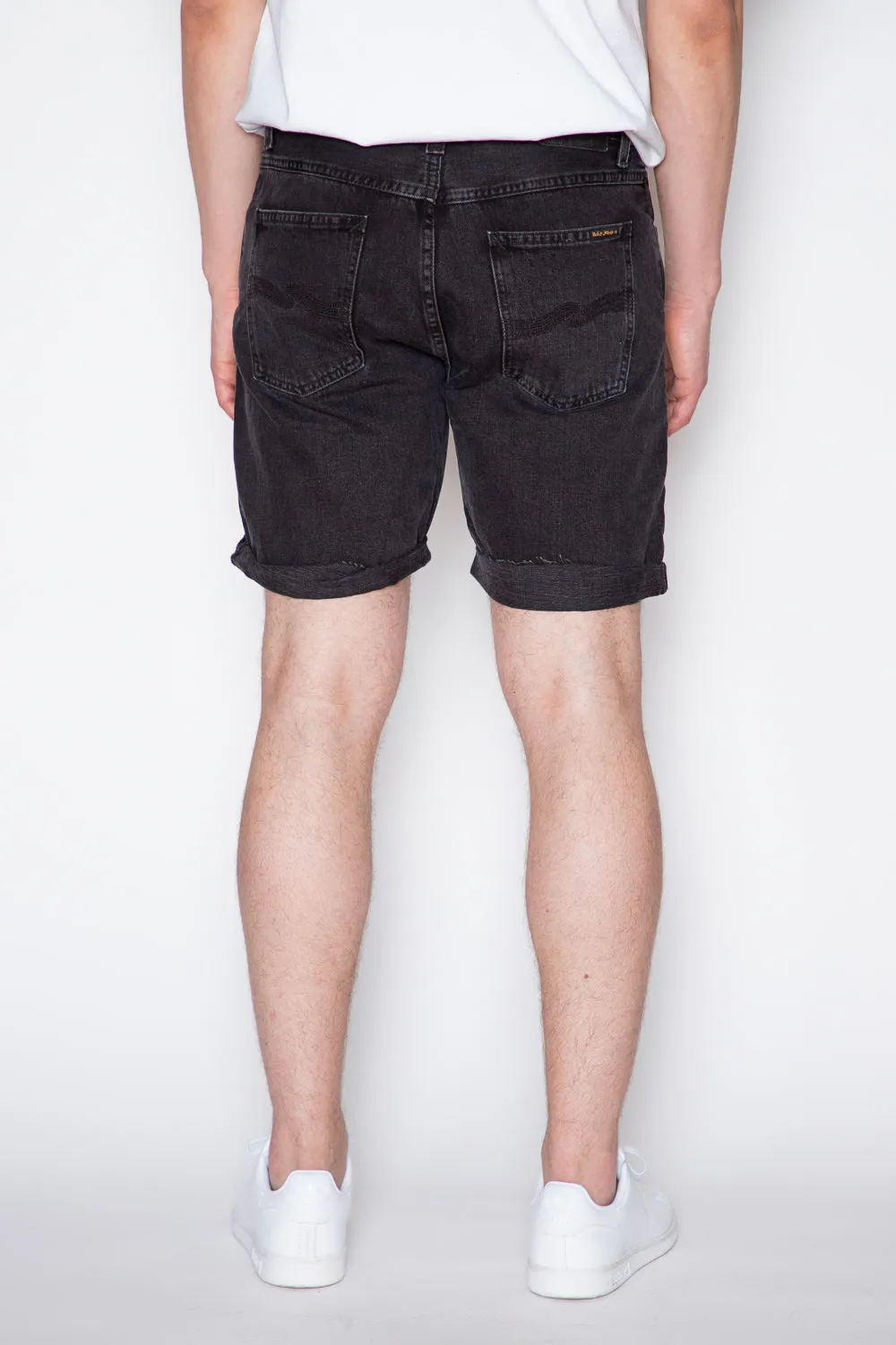 Nudie Jeans - Josh Shorts - Black Water Denim sold by Dutil Denim product image thumbnail 3