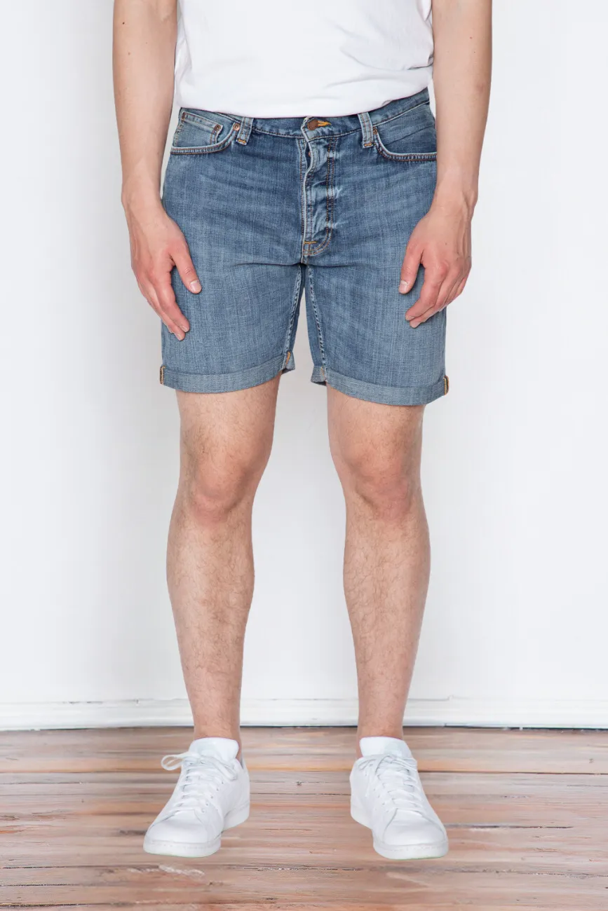 Nudie Jeans - Josh Shorts - Indigo Flow Denim sold by Dutil Denim