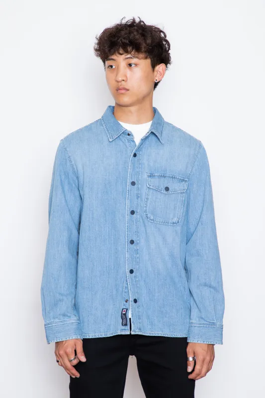 C.O.F. Studio - Overshirt - Indigo Super Stone sold by Dutil Denim