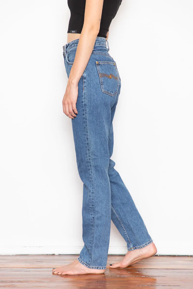 Nudie Jeans - Breezy Britt - Friendly Blue 32L sold by Dutil Denim product image thumbnail 4