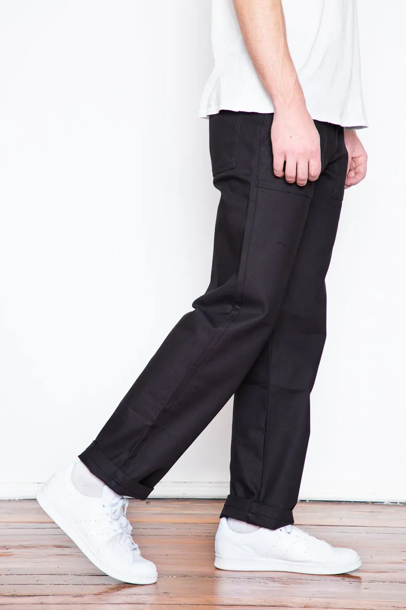 Naked & Famous - Work Pant - Black Canvas sold by Dutil Denim product image thumbnail 3
