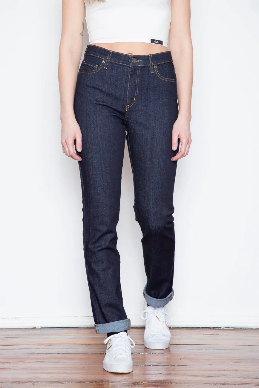 Dutil - Mid Rise Straight - Indigo Rinse sold by Dutil Denim
