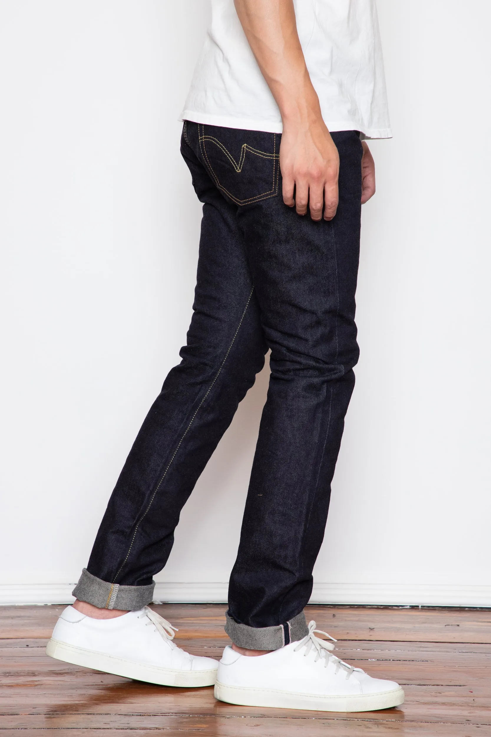 Iron Heart - 555 Super Slim - 14oz Indigo sold by Dutil Denim product image thumbnail 3