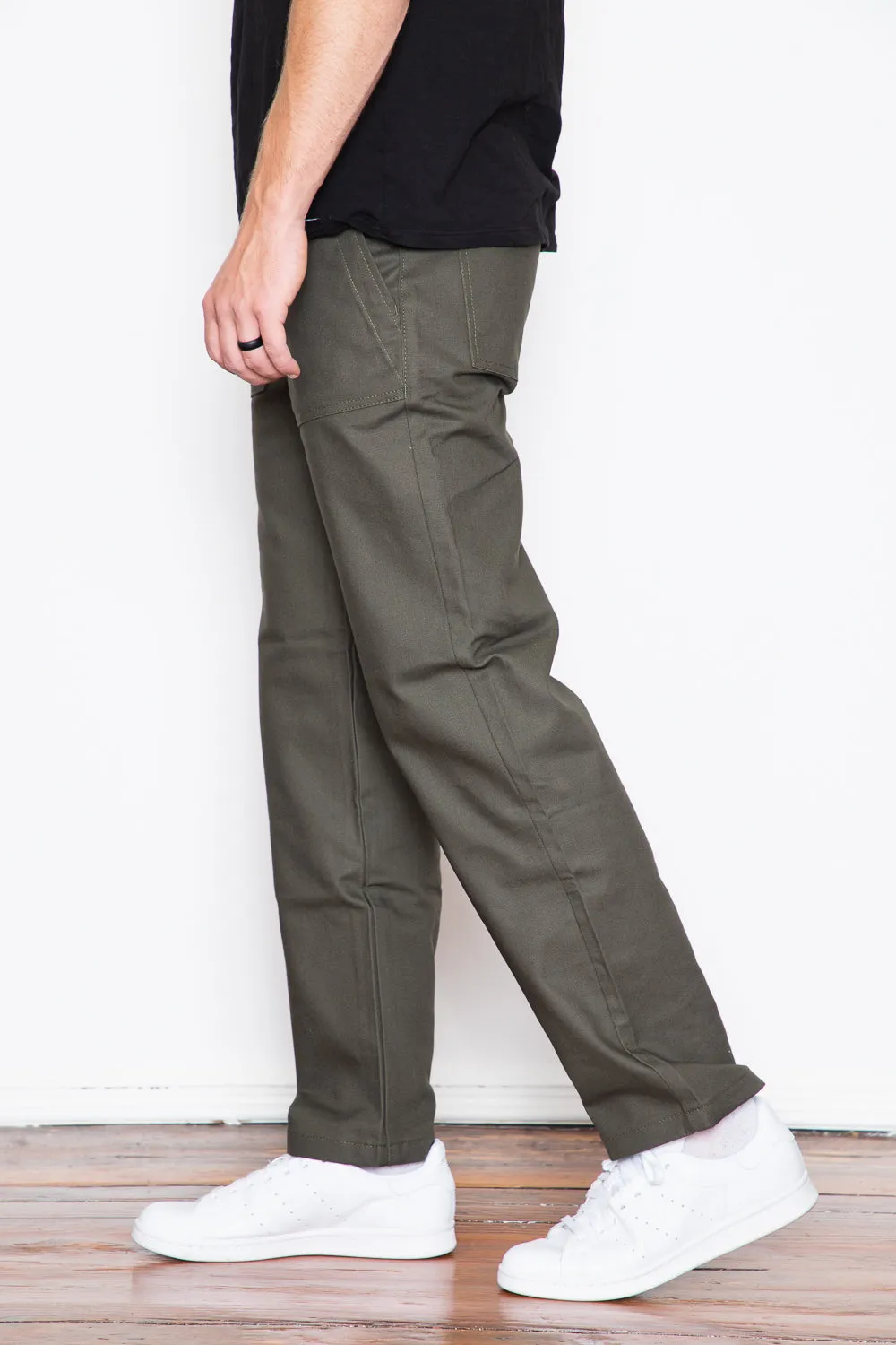 Naked & Famous - Work Pant - Green Canvas sold by Dutil Denim product image thumbnail 3