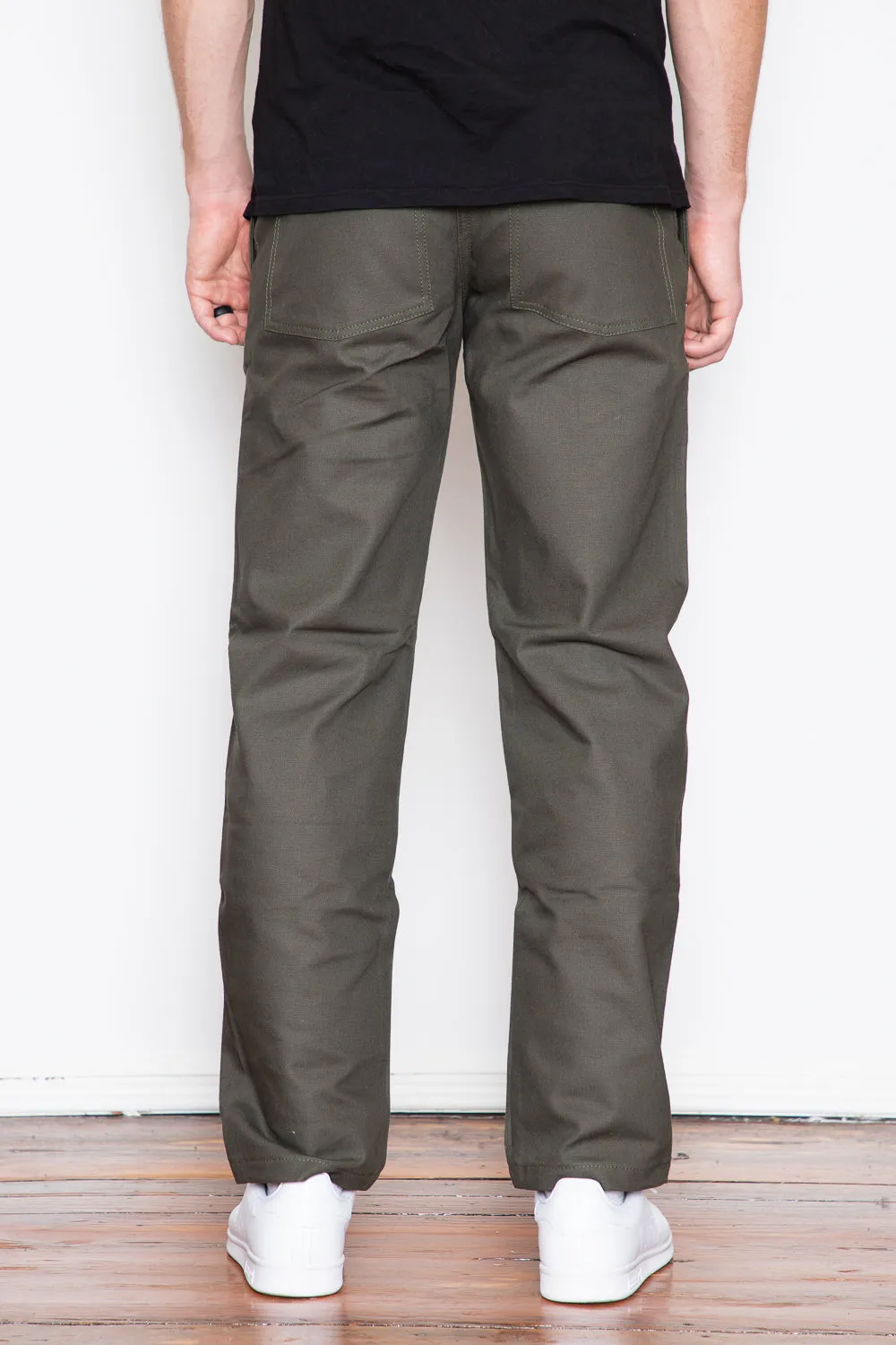 Naked & Famous - Work Pant - Green Canvas sold by Dutil Denim product image thumbnail 4