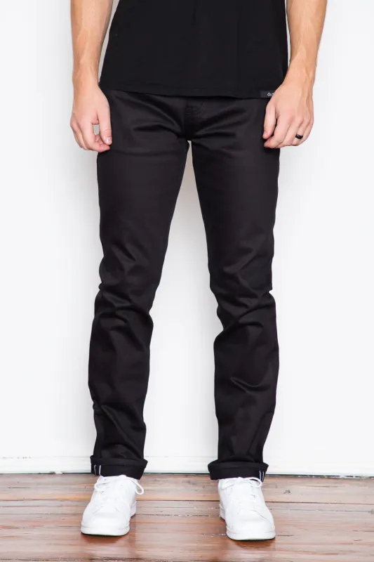 Unbranded - UB255 - 12.5oz Black Selvedge Chino sold by Dutil Denim