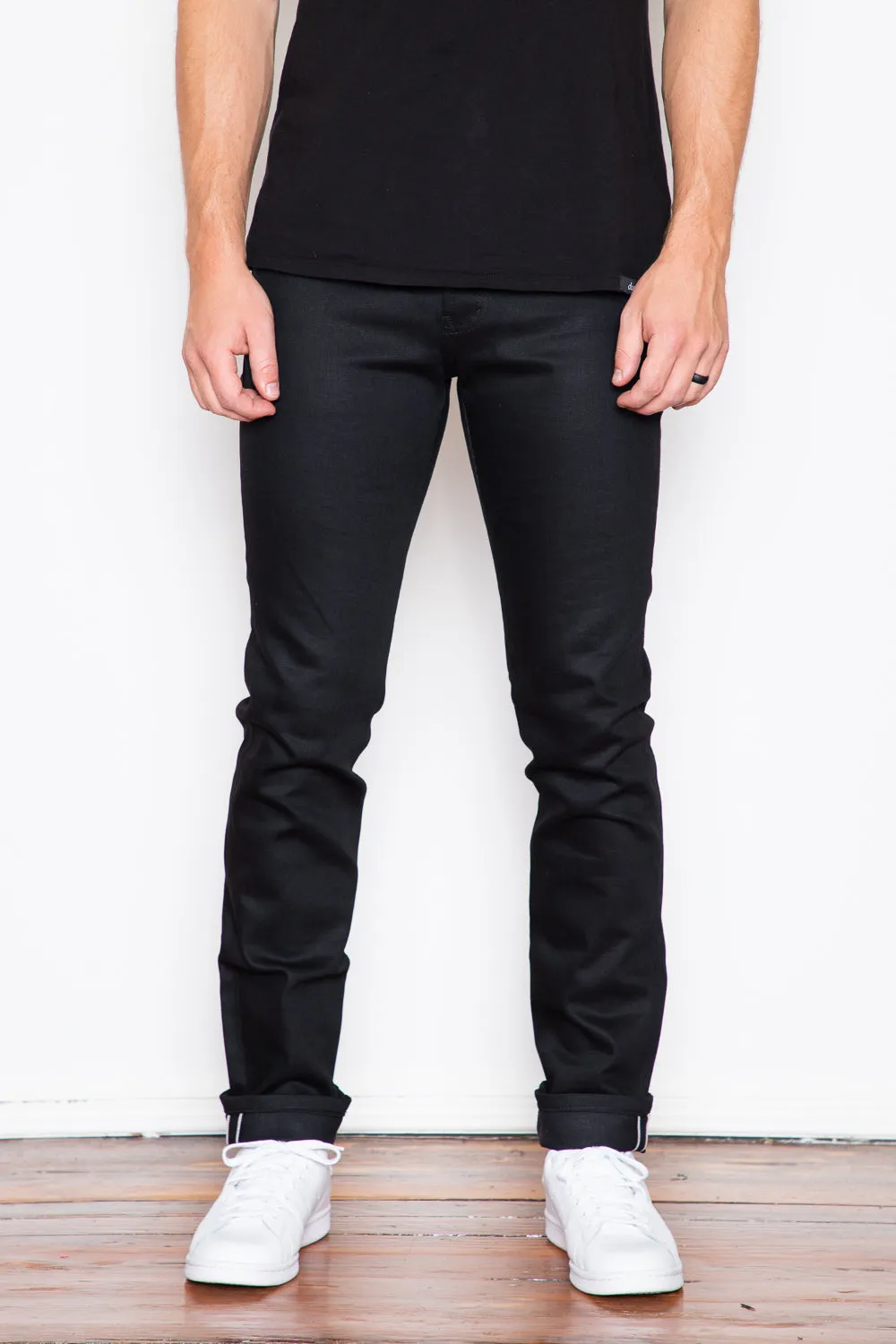 Naked & Famous - Super Guy - Black Cobra Stretch Selvedge sold by Dutil Denim