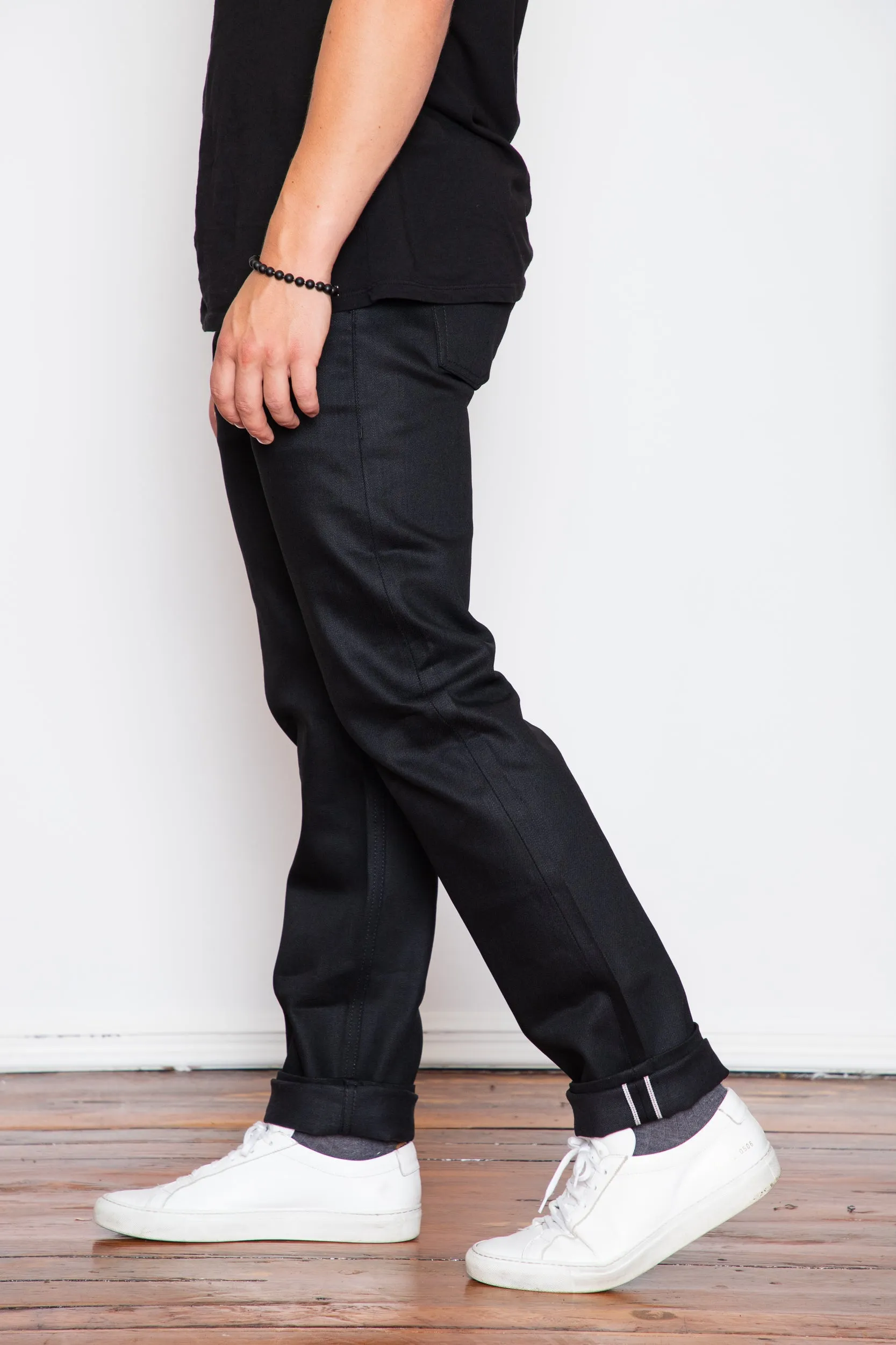 Naked & Famous - Weird Guy - Black Cobra Stretch Selvedge sold by Dutil Denim product image thumbnail 4