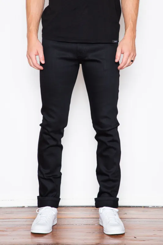 Naked & Famous - Super Guy - Black Power Stretch made by Naked & Famous Denim
