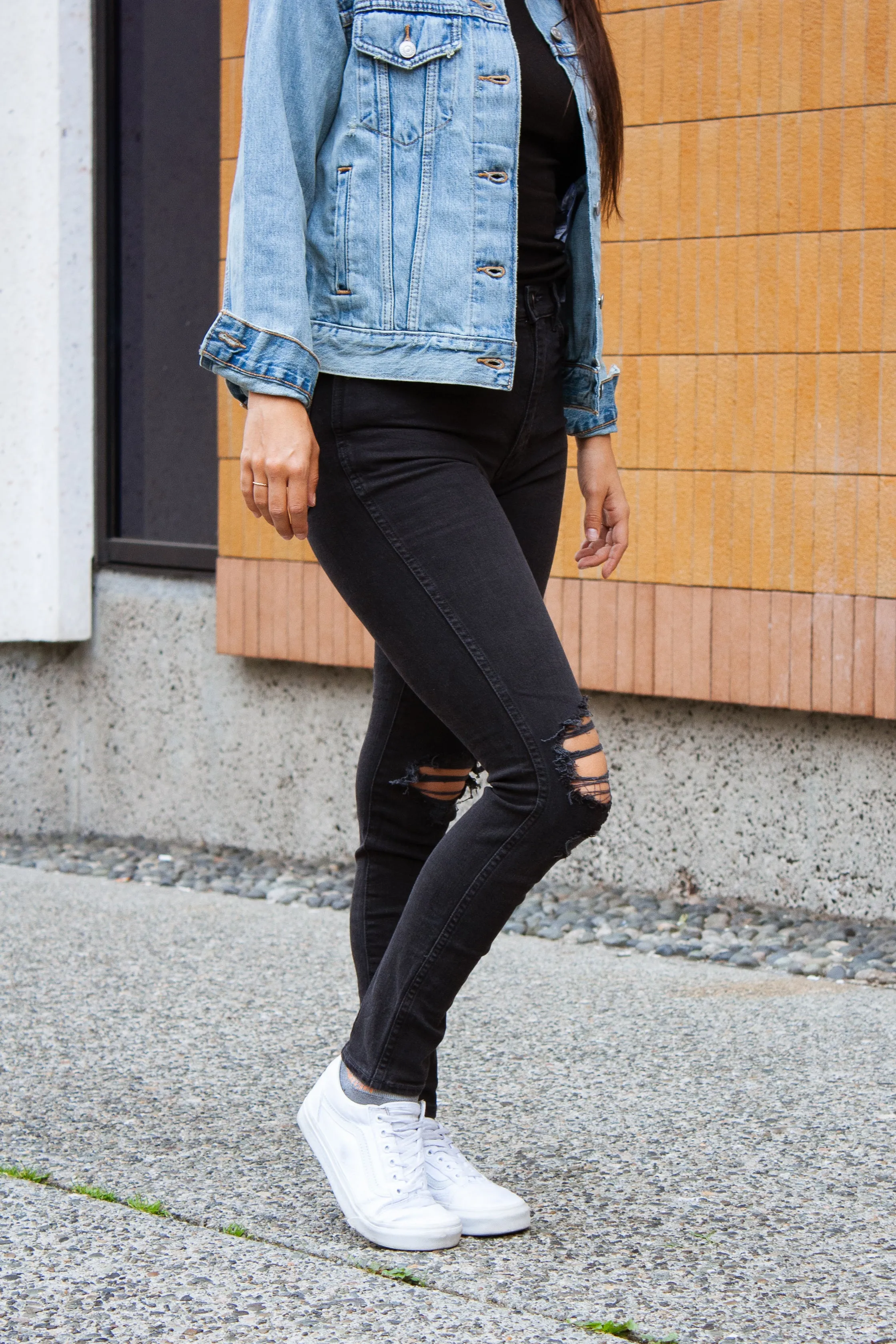 Neuw - Marilyn High Rise Skinny - Busted Black sold by Dutil Denim product image thumbnail 3