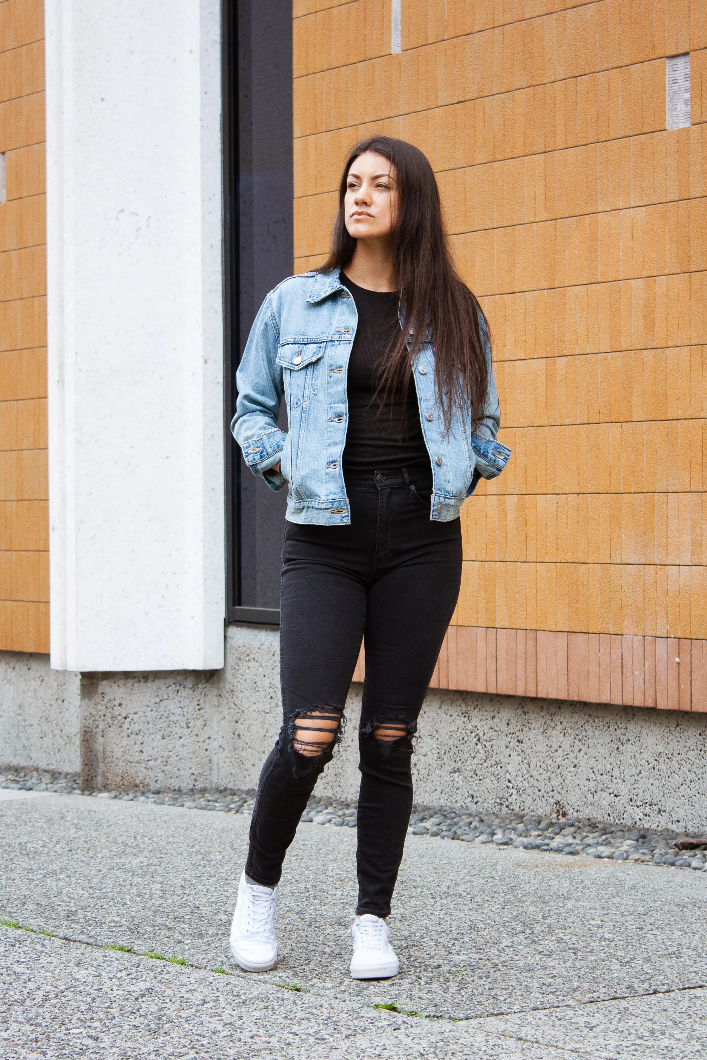 Neuw - Marilyn High Rise Skinny - Busted Black sold by Dutil Denim product image thumbnail 5