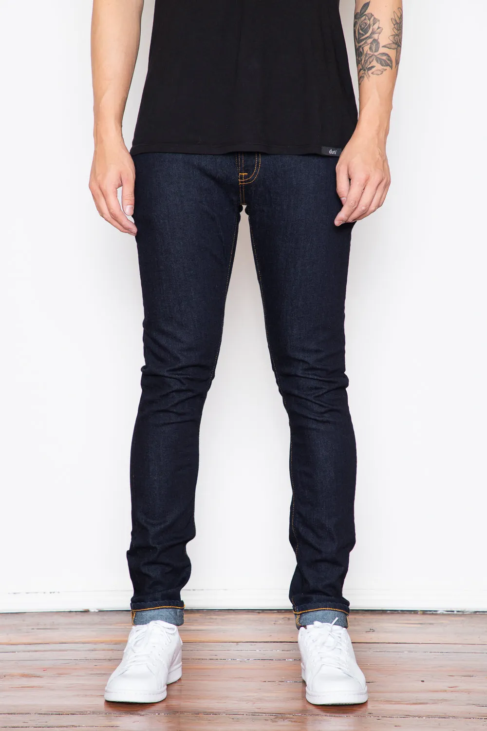 Nudie Jeans - Skinny Lin - Dry Deep Orange sold by Dutil Denim