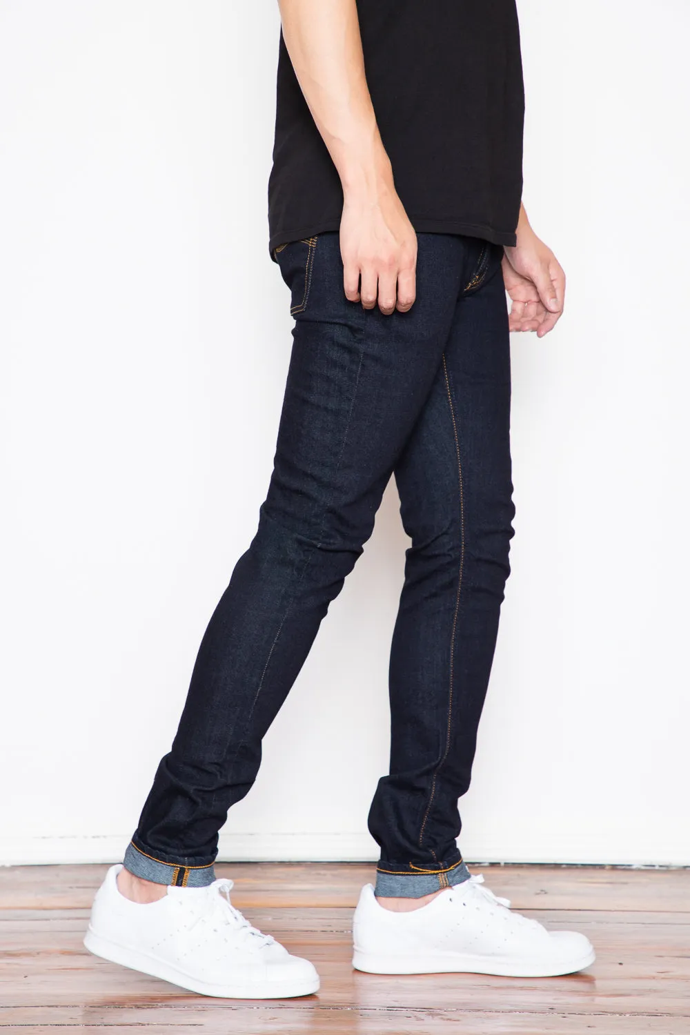 Nudie Jeans - Skinny Lin - Dry Deep Orange sold by Dutil Denim product image thumbnail 3