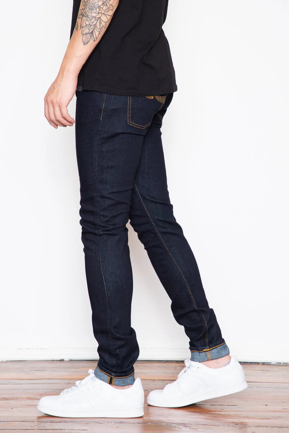 Nudie Jeans - Skinny Lin - Dry Deep Orange sold by Dutil Denim product image thumbnail 4