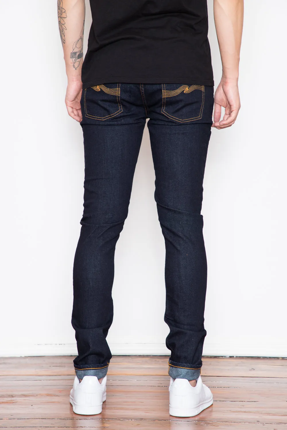 Nudie Jeans - Skinny Lin - Dry Deep Orange sold by Dutil Denim product image thumbnail 2