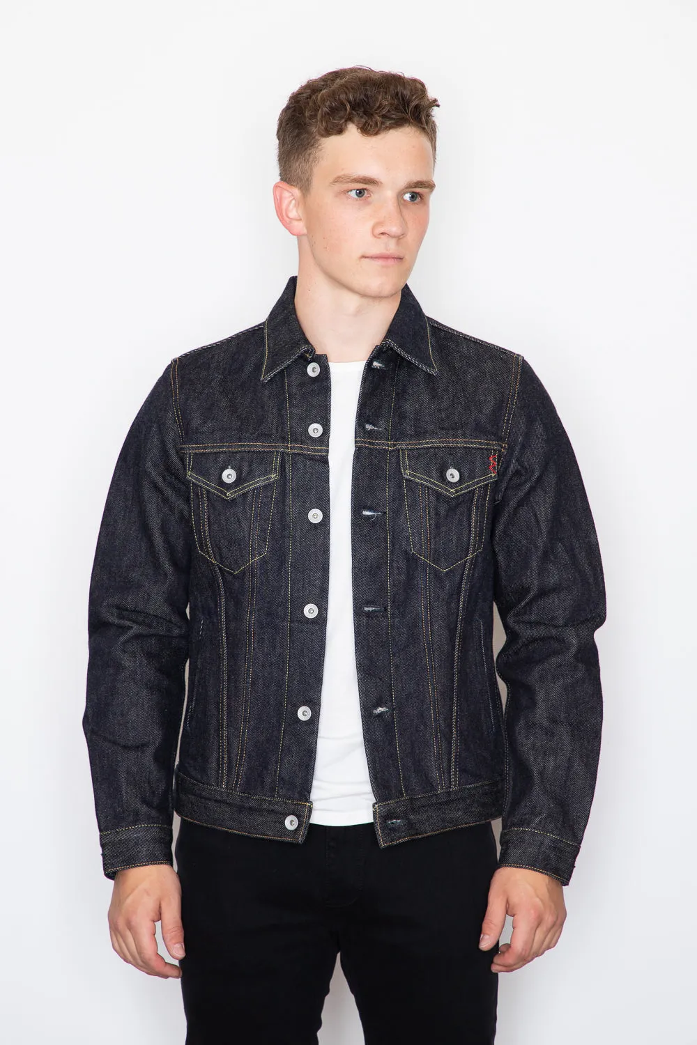 Iron Heart - Modified Type III Jacket - 21oz Indigo sold by Dutil Denim product image thumbnail 3