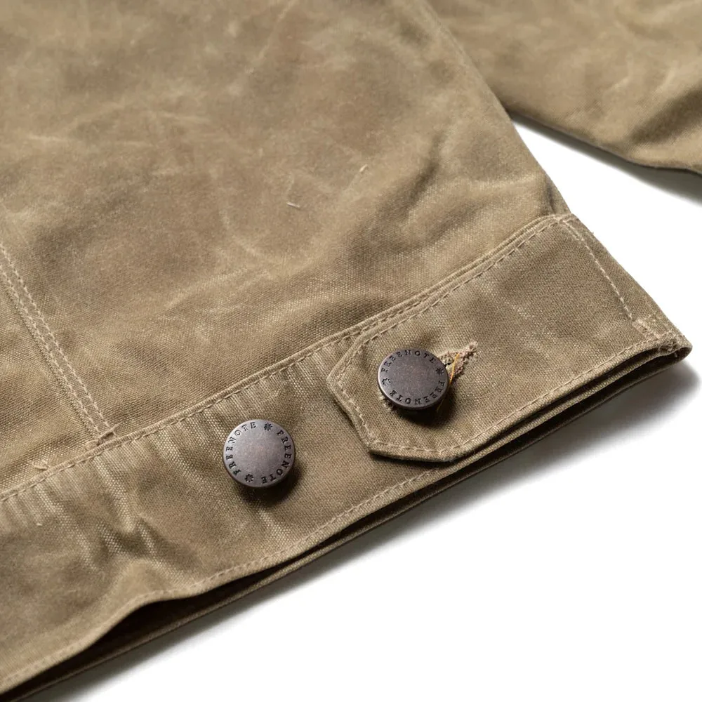 Freenote - Riders Jacket - RJ1 Waxed Tobacco Purple Interior sold by Dutil Denim product image thumbnail 3