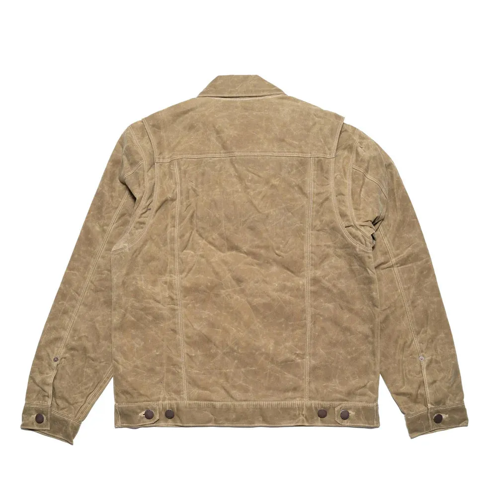 Freenote - Riders Jacket - RJ1 Waxed Tobacco Purple Interior sold by Dutil Denim product image thumbnail 2