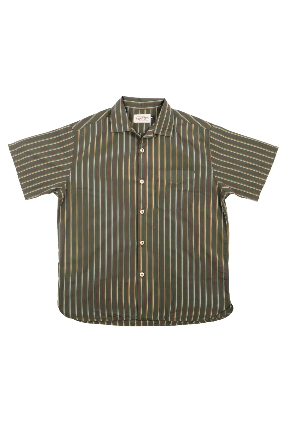 Freenote - Hawaiian - Olive Stripe sold by Dutil Denim
