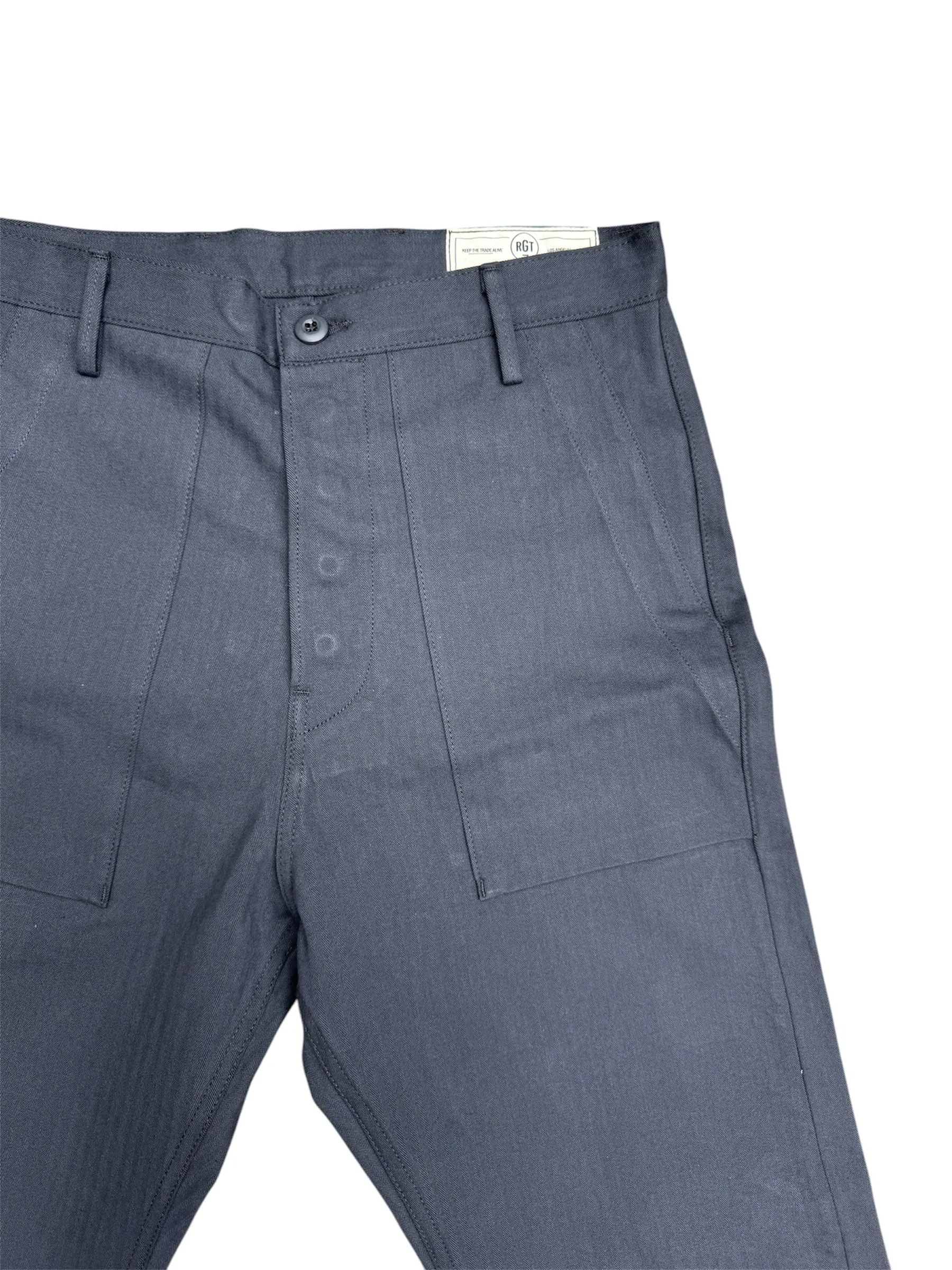 Rogue Territory - Herringbone Fatigue Pants - Black sold by Dutil Denim product image thumbnail 3