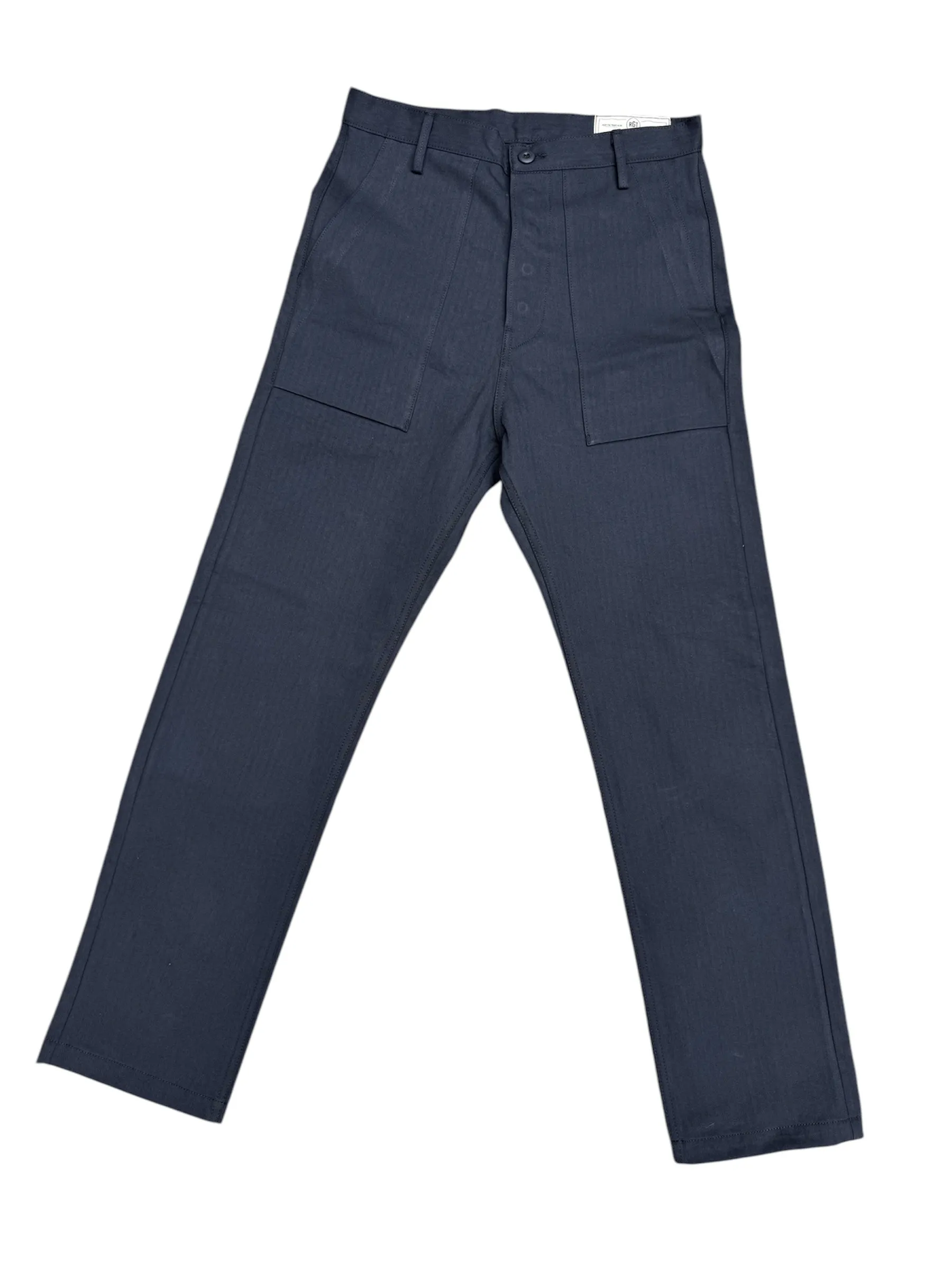Rogue Territory - Herringbone Fatigue Pants - Black sold by Dutil Denim