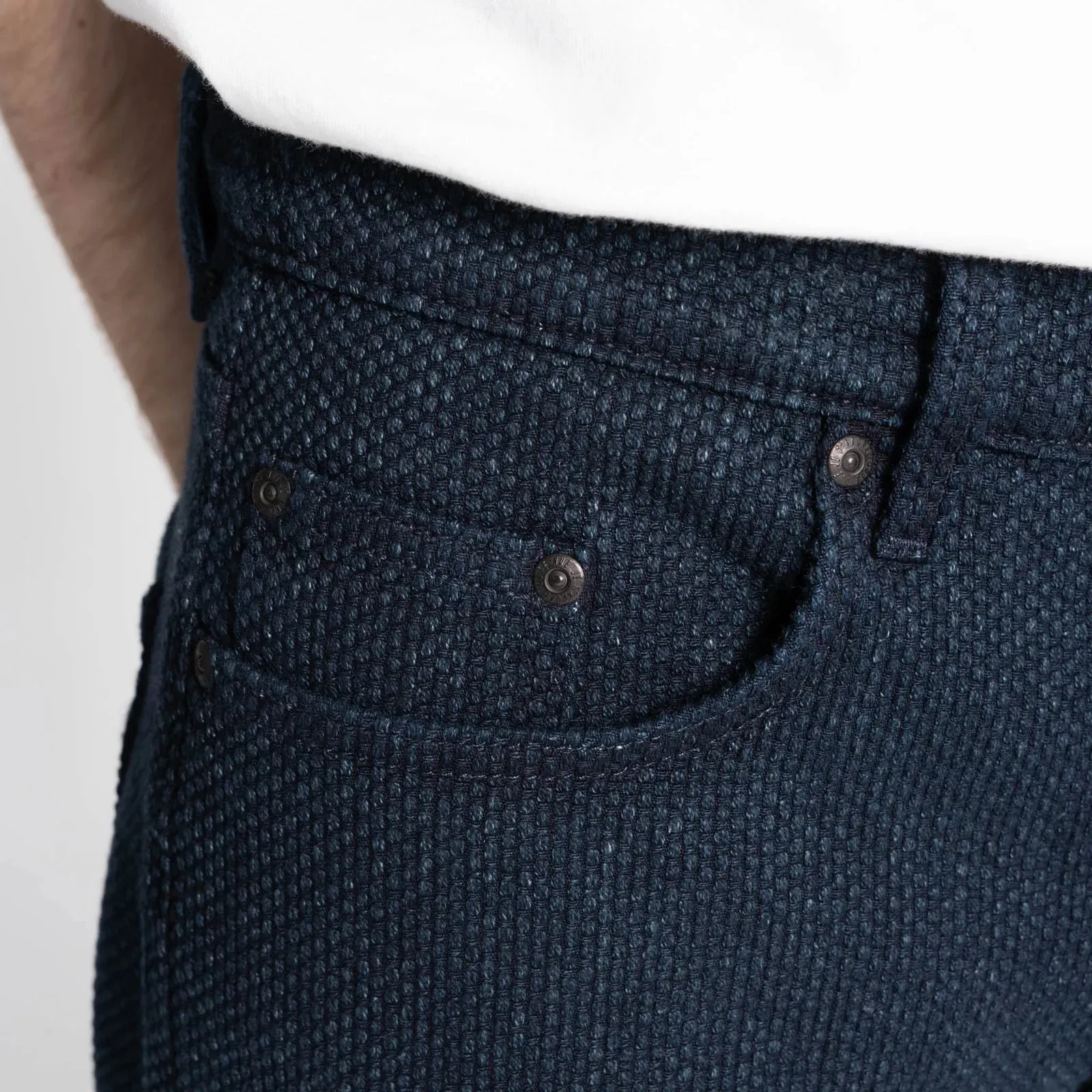 Naked & Famous - Strong Guy - Indigo Sashiko sold by Dutil Denim product image thumbnail 4