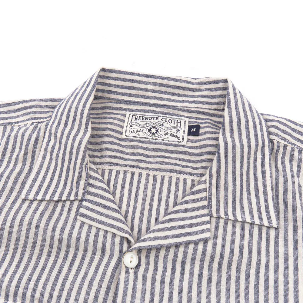 Freenote - Dayton SS - Blue Stripe sold by Dutil Denim product image thumbnail 2