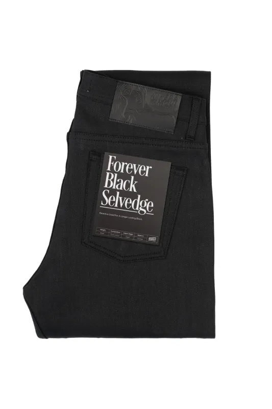Naked & Famous - Weird Guy - Forever Black Selvedge sold by Dutil Denim