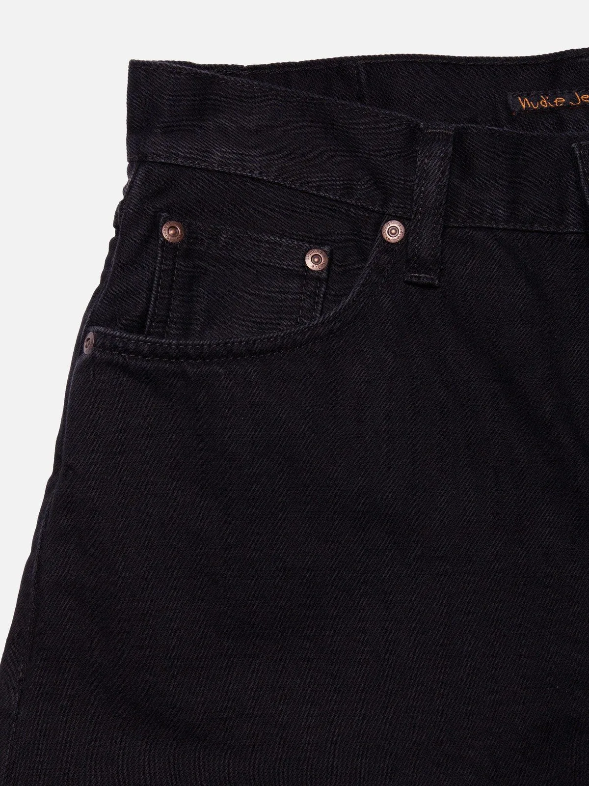 Nudie Jeans - Seth Denim Shorts - Aged Black sold by Dutil Denim product image thumbnail 3