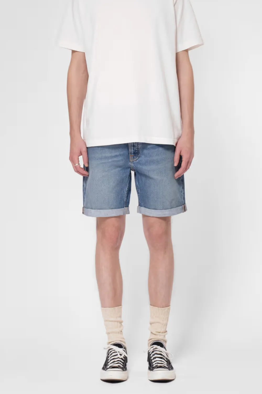 Nudie Jeans - Josh Denim Shorts - Blue Haze sold by Dutil Denim