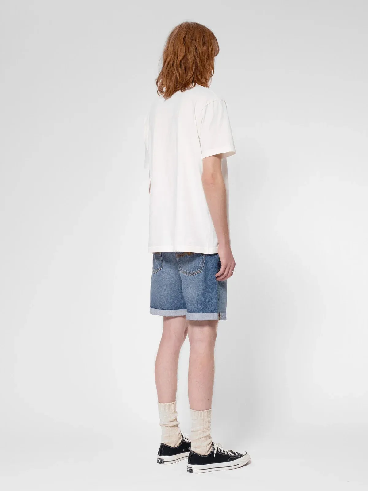Nudie Jeans - Josh Denim Shorts - Blue Haze sold by Dutil Denim product image thumbnail 5