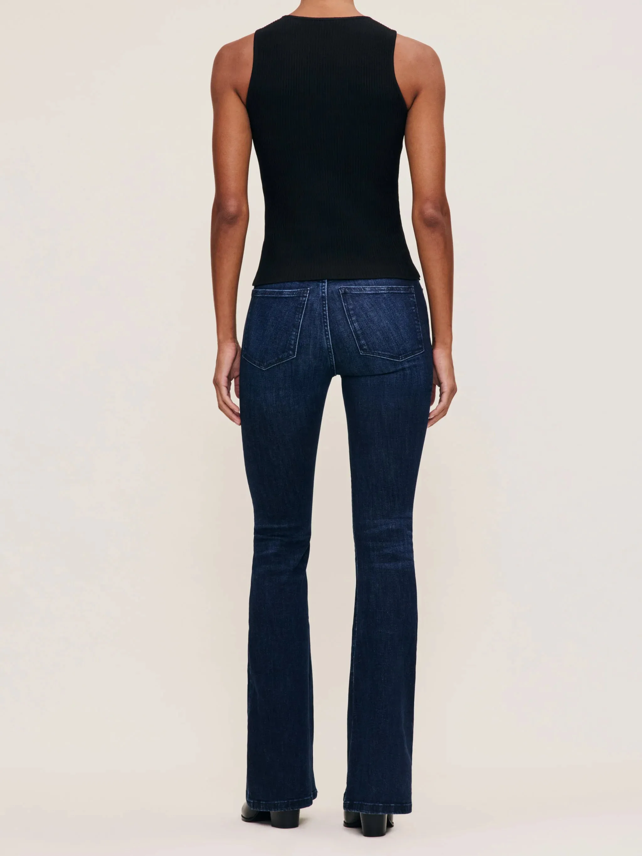 DL1961 - Racer Tank - Black sold by Dutil Denim product image thumbnail 4