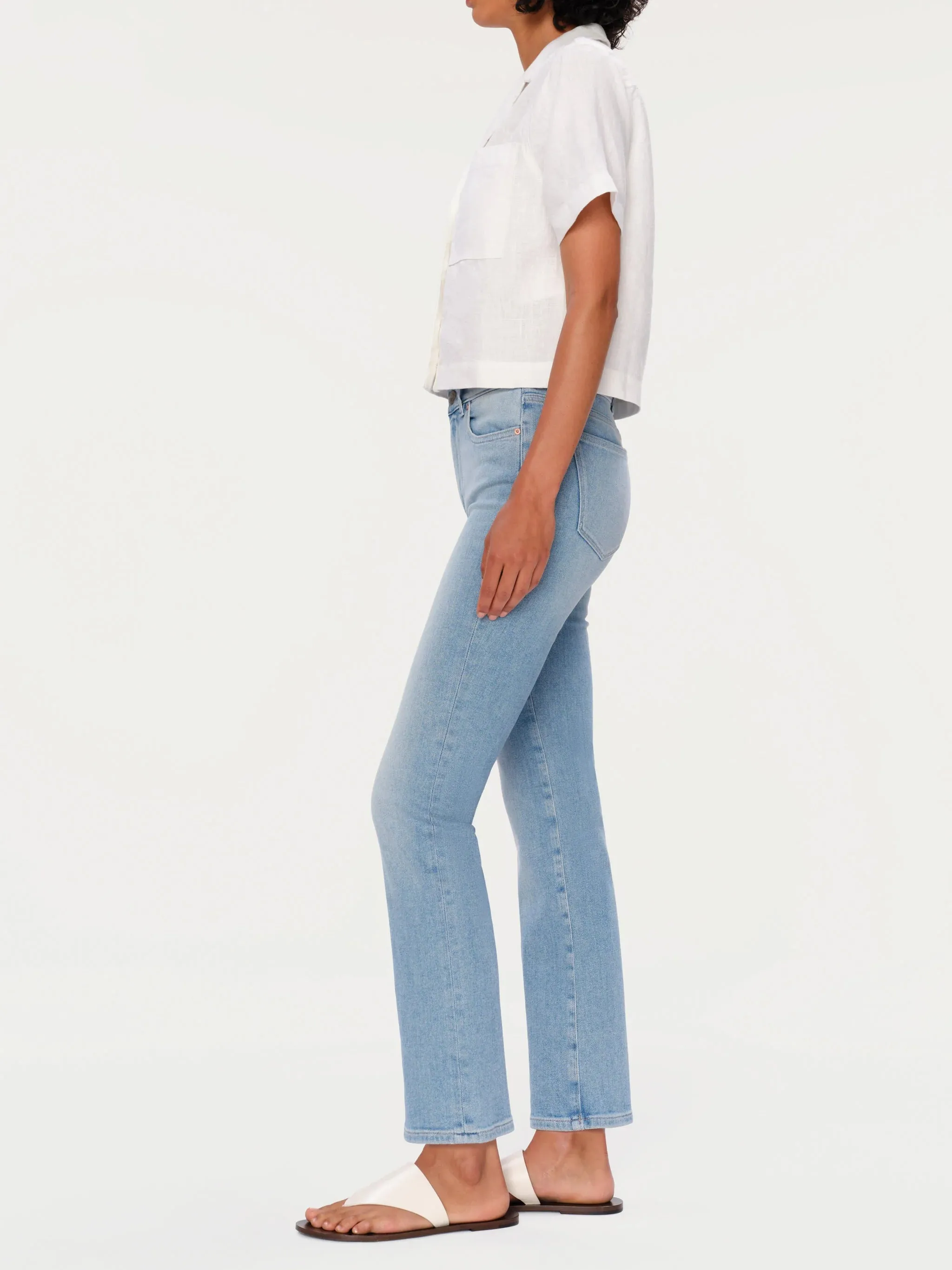 DL1961 - Hampton Shirt S/S - White Linen sold by Dutil Denim product image thumbnail 3