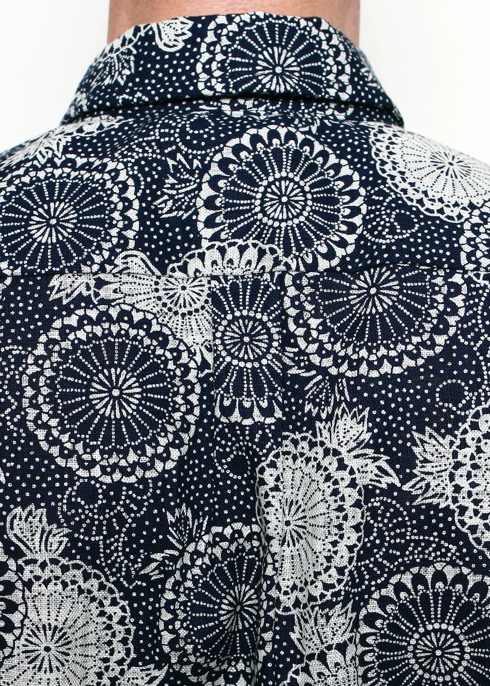 Rogue Territory - Oxford Shirt S/S - Indigo Medallion sold by Dutil Denim product image thumbnail 2