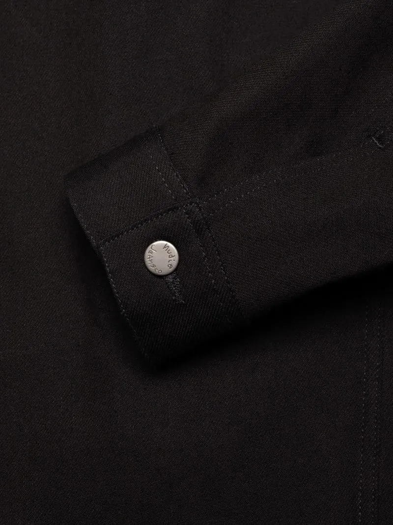 Nudie Jeans - Conny Denim Jacket - Dry Black Tar sold by Dutil Denim product image thumbnail 5