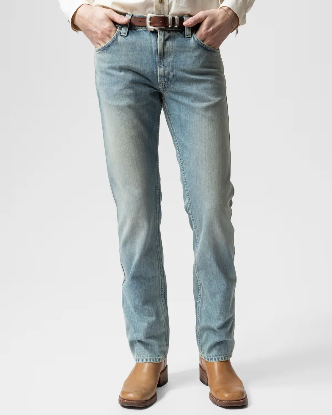 Nudie Jeans - Slim Jim - Summer Dirt sold by Dutil Denim product image thumbnail 2