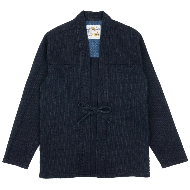 Naked & Famous - Kimono Shirt - Indigo Sashiko sold by Dutil Denim